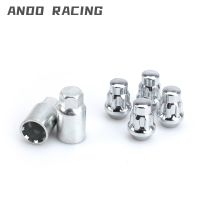 4 Anti Theft Nuts 2keys 33mm Safety Wheel Nuts Secrets M12x1.5 Rims Auto Accessories for Chevrolet Mitsubishi Mazda Kia