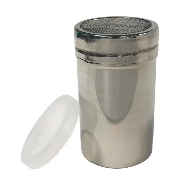 Fypo Stainless Steel Chocolate Sugar Shaker Coffee Dusters Cocoa