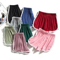 Sports shorts women summer 2021 casual wear three-quarter pants Korean fashion yoga beach pants candy color hot pants