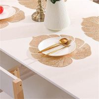 【hot】♈  Round Table Coaster Hollow Plate Bowl Insulation Placemat Accessories