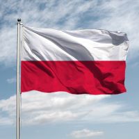 90x150cmPoland National Flag  Hanging white red design Polish Flags polyester UV Fade Resistant polska benner Poland National F Wires  Leads Adapters