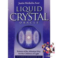 Good quality, great price &amp;gt;&amp;gt;&amp;gt; [ไพ่แท้-หายาก]​ Liquid Crystal Oracle ไพ่ออราเคิล ไพ่ยิปซี ทาโร่ ทาโรต์ หินคริสตัล crystals tarot card cards