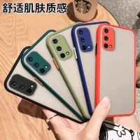 Case OPPO A74 4G /A74 5 Gเคสกันกระแทก ขอบนิ่มหลังแข็ง ปุ่มสีผิวด้าน