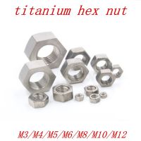 5-10pcs/lot m2 m2.5 M3 M4 M5 M6 M8 M10 M12 titanium hex nut