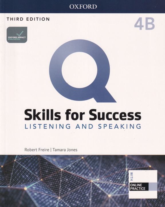 bundanjai-หนังสือคู่มือเรียนสอบ-q-skills-for-success-3rd-ed-4-listening-and-speaking-student-book-b-iq-online-practice-p