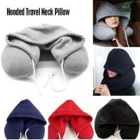 New Travel Hooded U-Shaped Pillow Cushion Car Office Airplane Head Rest Neck Support U-Shaped, Eye Eye neck Pillow