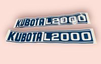 Sticker KUBOTA สติ๊กเกอร์ติดรถไถ คูโบต้า รุ่น L2000  (9010000100231)