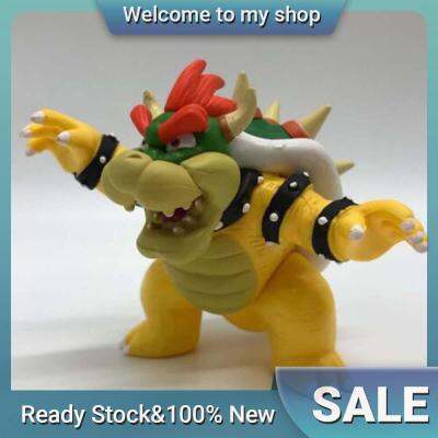 New Super Mario Bros. Collectible Toy Bowser Koopa Plastic PVC Figure Doll 4"