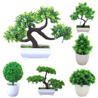 Artificial Plants Bonsai Small Tree Pot Fake Plant Flowers Potted Ornaments For Home Room Table Garden Decoration Bonsai Tree