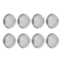 8 Pack Stainless Steel Sprouting Jar Lid Kit For Wide Mouth Jars,Strainer Screen For Canning Jars And Seed Sprouting