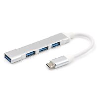 【Online】 liaoxian3105992120 โลหะ USB C HUB Type C ถึง3x USB 2.0 + USB 3.0 4พอร์ต Splitter Adapter HUB สำหรับแล็ปท็อปพีซีคอมพิวเตอร์โทรศัพท์มือถือ X6HA