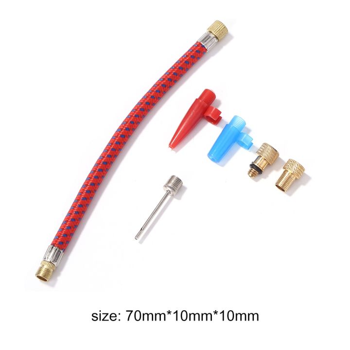 6pcs-set-bicycle-tire-tyre-wheel-air-pump-adapter-ball-inflating-needle-mtb-mountain-bike-valve-connector-hose-set-cycling-tools