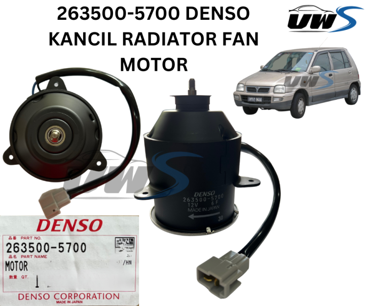 2635005700 DENSO KANCIL RADIATOR FAN MOTOR Lazada