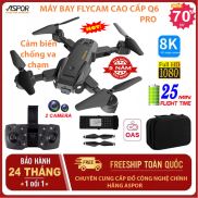 Flycam, Flycam Mini Có Camera 4K, Flycam Q6 PRO phiên bản nâng cấp 2022
