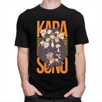 Cool Team Karasuno T Shirt Men Round Neck Short-Sleeve Printed T-Shirt 100% Cotton Tee Tops  FRPO