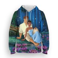 Sudaderas con estampado 3D de Disney para hombre y mujer, sudaderas con capucha de dibujos animados, ropa informal de Anime para niño y niña