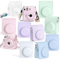 เคสกล้องกระเป๋าเก็บของสำหรับกล้อง Fujifilm Instax Mini 12ชิ้นพร้อม Tali Bahu ปรับ