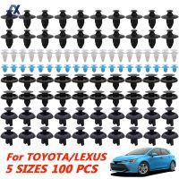 100Pcs รถแผง Trim คลิปสำหรับ Toyota Lexus กันชน Retainer เครื่องยนต์หม้อน้ำ Grille Wheel Arch Fastener พลาสติก Push Rivets