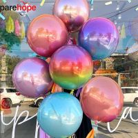 22 Unicorn Party Gradient 4D Balloons Birthday Wedding Party Decorations Adult Wedding Foil Balloons Baby Shower Gender Reveal Artificial Flowers  P