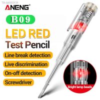 ✵✕♚ ANENG B09 Electrical Test Pen One Word Bit Screwdriver Non-contact Induction Intelligent Voltage Indicator Light Tester Pen Tool