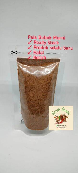 Biji Pala Bubuk Pala Bubuk Nutmeg Powder Kg Lazada Indonesia