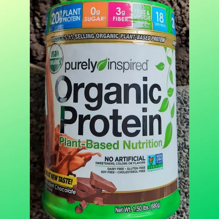 Purely Inspired Organic Protein PlantBased Nutrition Chocolate Flavor