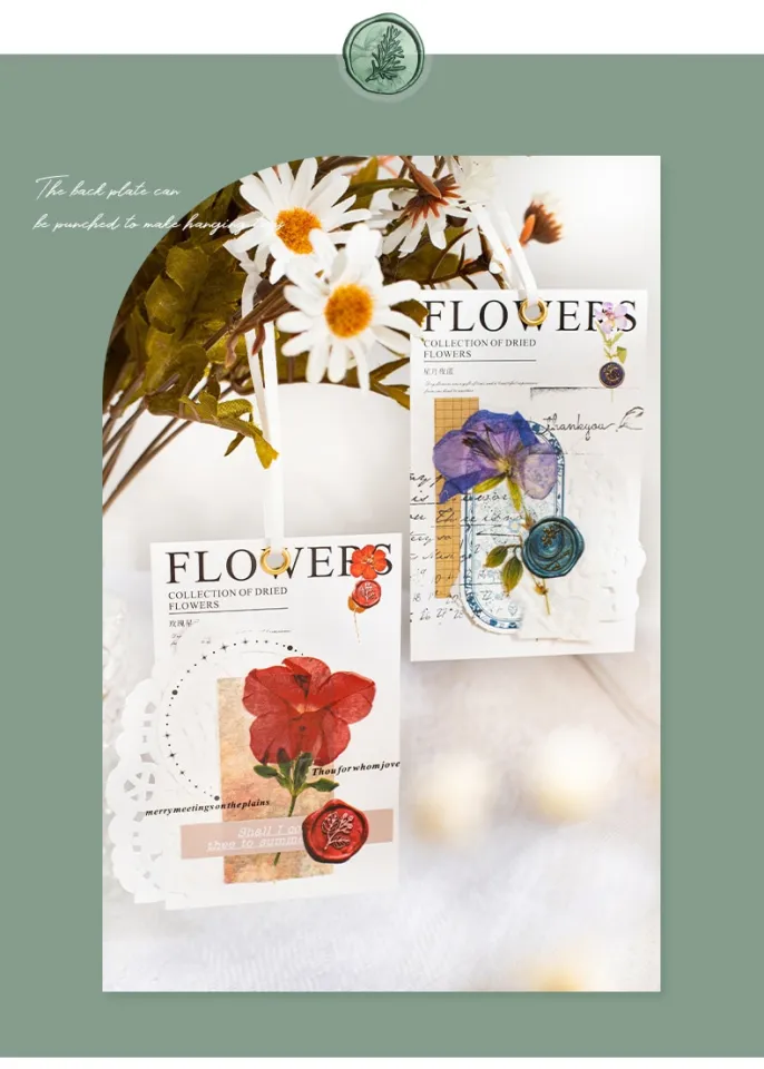 Dried Flowers Stickers Pack