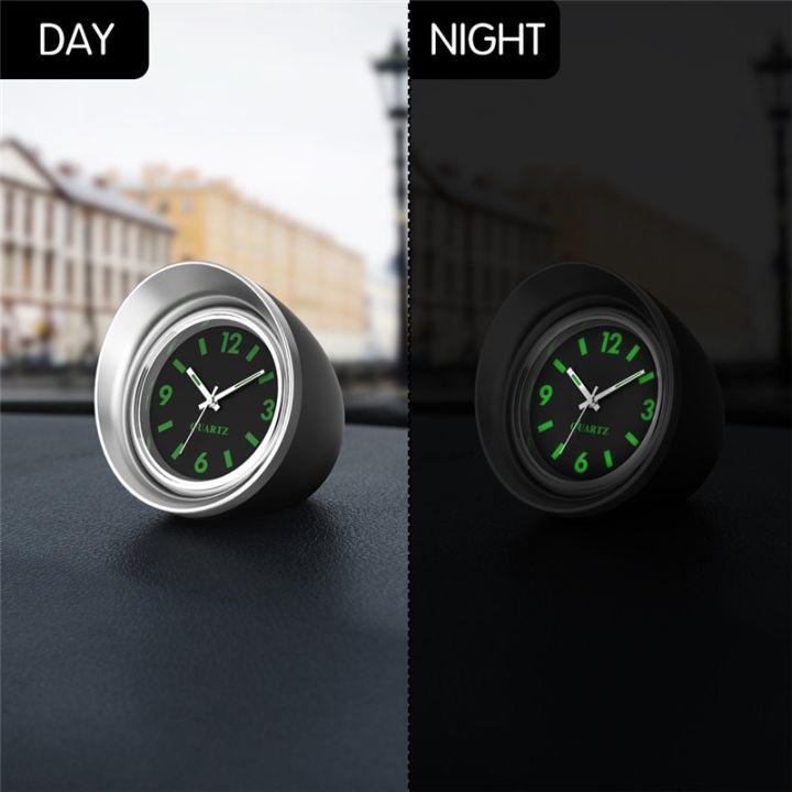 two-dog-sells-cars-onever-นาฬิกาควอตซ์สำหรับรถยนต์-นาฬิกาข้อมือหน้าปัดกลไกภายในรถยนต์ขนาดเล็กเรืองแสงได้