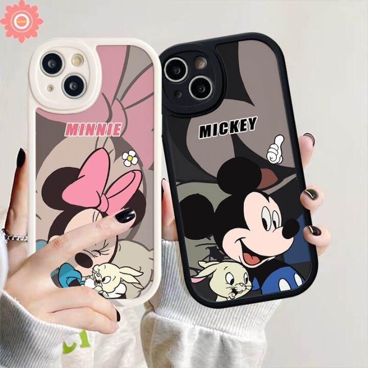 เคสโทรศัพท์มือถือ-นิ่ม-กันกระแทก-ลายการ์ตูนดิสนีย์-มินนี่เมาส์-สร้างสรรค์-สําหรับ-iphone-xr-x-xs-13-12-14-7-6s-6-8-2020