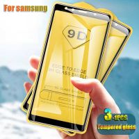 9D กระจกนิรภัยป้องกันเต็มพื้นที่เหมาะสำหรับ A52 Samsung Galaxy A51 A72 A12 A71 A50 A70 A20 S20 FE M51 M31