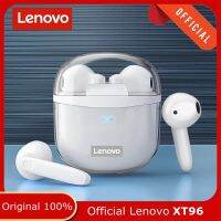 Lenovo XT96 TWS หูฟังบลูทูธดีไซน์ใหม่หูฟังเกมพร้อมไมโครโฟนซับวูฟเฟอร์หูฟังไร้สายปลั๊ก IOS Android สากลแบบดั้งเดิม100%