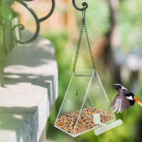 Bird Feeder Transparent Window Clear Birdhouse Suction Cup and Hanging Design Bird Feeders For Outside Garden Yard Pet Birds