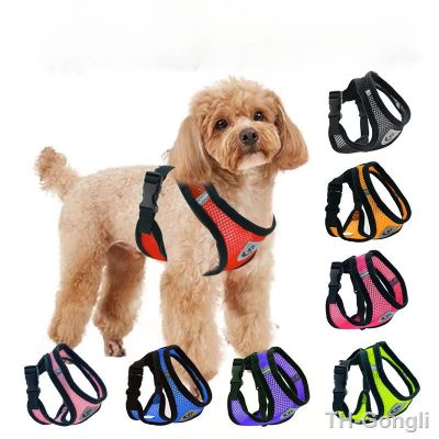 【hot】卍  Reflective Safety Dog Carrier and Leash Set for Small Medium Dogs Undershirt Chest Chihuahua