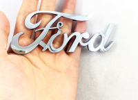 โลโก้ตัวเขียน ฟอร์ด งานพลาสติก ชุบโครเมี่ยม FORD Letter Logo Auto Trunk Lid Emblem Badge Sticker Decal Replacement For FORD