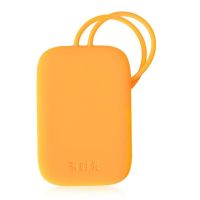 New Travel Accessories Solid Color Soft Silicone Luggage Tag Portable Label Suitcase ID Address Holder Baggage Boarding Stickers Labels