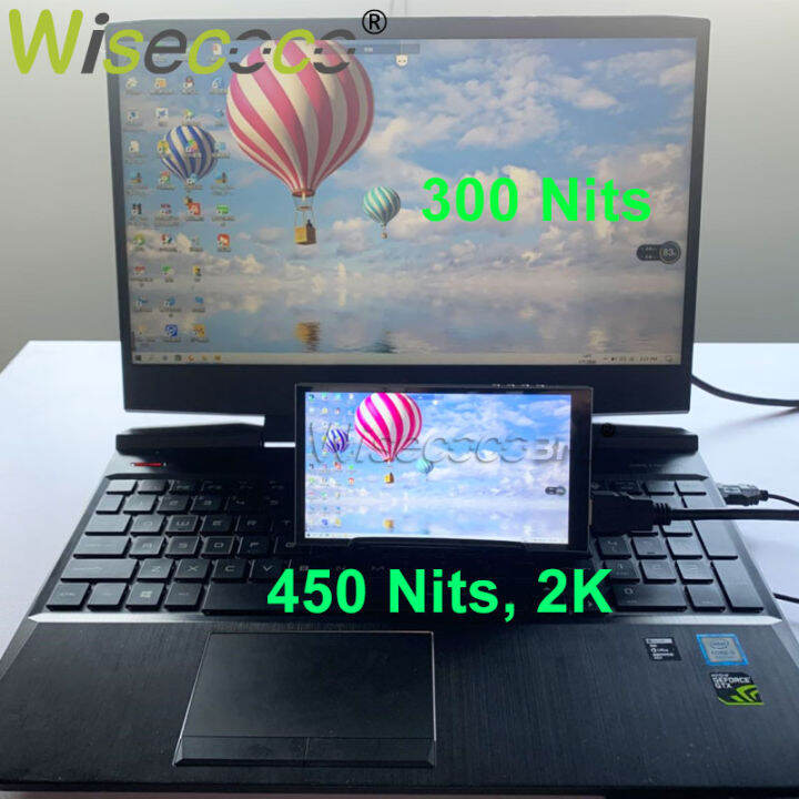 wisecoco-6นิ้ว2k-pocket-monitor-2560x1440-raspberry-pi-monitor-lcd-monitor-plug-and-play-monitor