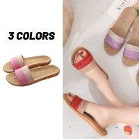 ?Sale80%? รองเท้าแตะเชือกถัก ส้นแบนน้ำหนักเบา 3 สี มีเบอร์ 35-40 (132)