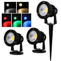 LED Path Light Waterproof Outdoor Spotlight 15W Warm White Red Green Blue Landscape Lighting for Garden Patio Yard Lawn Trees