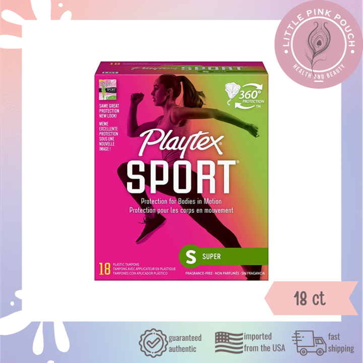 Playtex Sport Tampons with FlexFit Technology, Super Absorbency