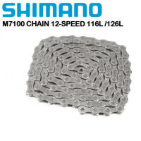 Shimano SLX CN โซ่ M7100 12ความเร็วจักรยานเสือภูเขา114ลิงค์116ลิงค์126การเชื่อมโยงห่วงโซ่ MTB M7100โซ่ที่มีการเชื่อมโยงอย่างรวดเร็วชิ้นส่วนจักรยานเดิม Shimano