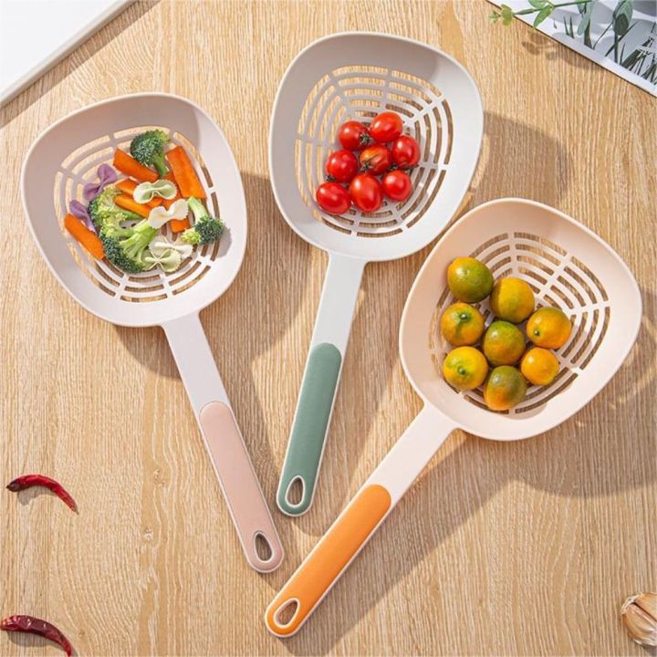 Leak Kitchen Pasta Spoon Fishing Dumplings Vegetables Long Handle