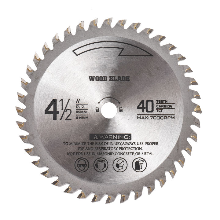 115mm Circular Saw Blade TCT Wood Cutter Alloy Steel 48 Teeth Carbide ...