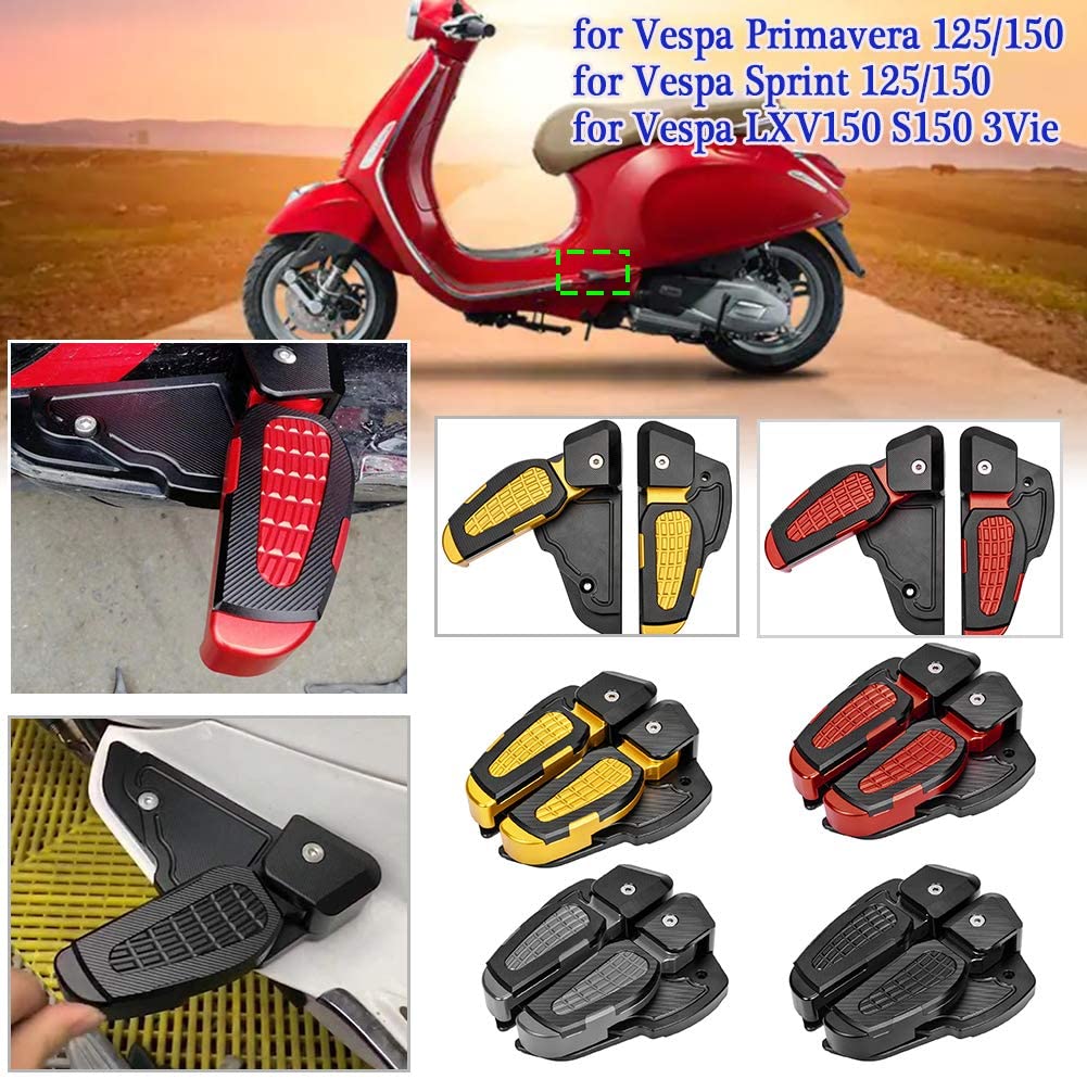 Passenger Rear Footpeg Footrest For Vespa GT GTV 125 200 GTS125 GTS250 GTS300ie