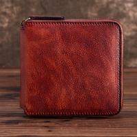 【CC】 Purse Multi-Card Holder Money Coin Bifold Leather Clutch Wallet