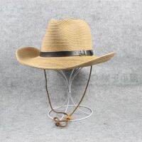 【YF】 New Extra Large Size 62cm Foldable Jazz Straw Hat Men and Women Summer Beach Lanyard Sunscreen Outdoor Sports Sun Wholesale