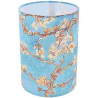 Drum Lampshade E27 Base Floral Pattern Vintage Lamp Shade For Wall Ceiling Lamp