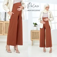 [Ready Stock] Maternity Pants Palazzo Pants with Pocket Seluar Seluar Mengandung M-XXXL 孕妇裤托腹裤 MF004B