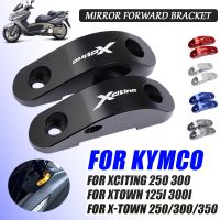 For KYMCO XCITING 250 XCITING 300 XTOWN 125I 300I 250 300 350 Motorcycle Accessories Rearview Mirror Forward Bracket Adapter