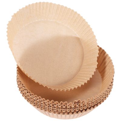 150Pcs Air Fryer Parchment Paper Liners Non-Stick Disposable Air Fryer Liners Basket Unperforated Round Parchment Paper