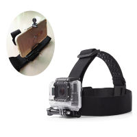 Action Camera Black Head strap mounts For Gopro Hero4321 Xiaoyi 4K SJCAM Android phone iPhone